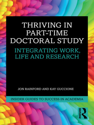 cover image of Thriving in Part-Time Doctoral Study